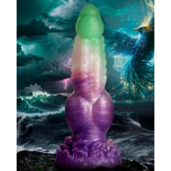 Creature Cocks Aqua Phoenix Silicone Dildo