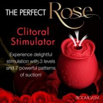 Bloomgasm The Perfect Rose Clit Stimulator - Red