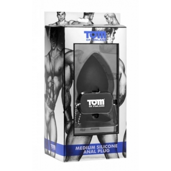 Tom Of Finland Anal Plug Medium Silicone Black