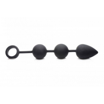 Tom Of Finland Weighted Anal Ball Beads Black